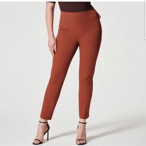 Spanx On The Go Ankle Slim Stretch Bronze Glow Pants Size M Tall